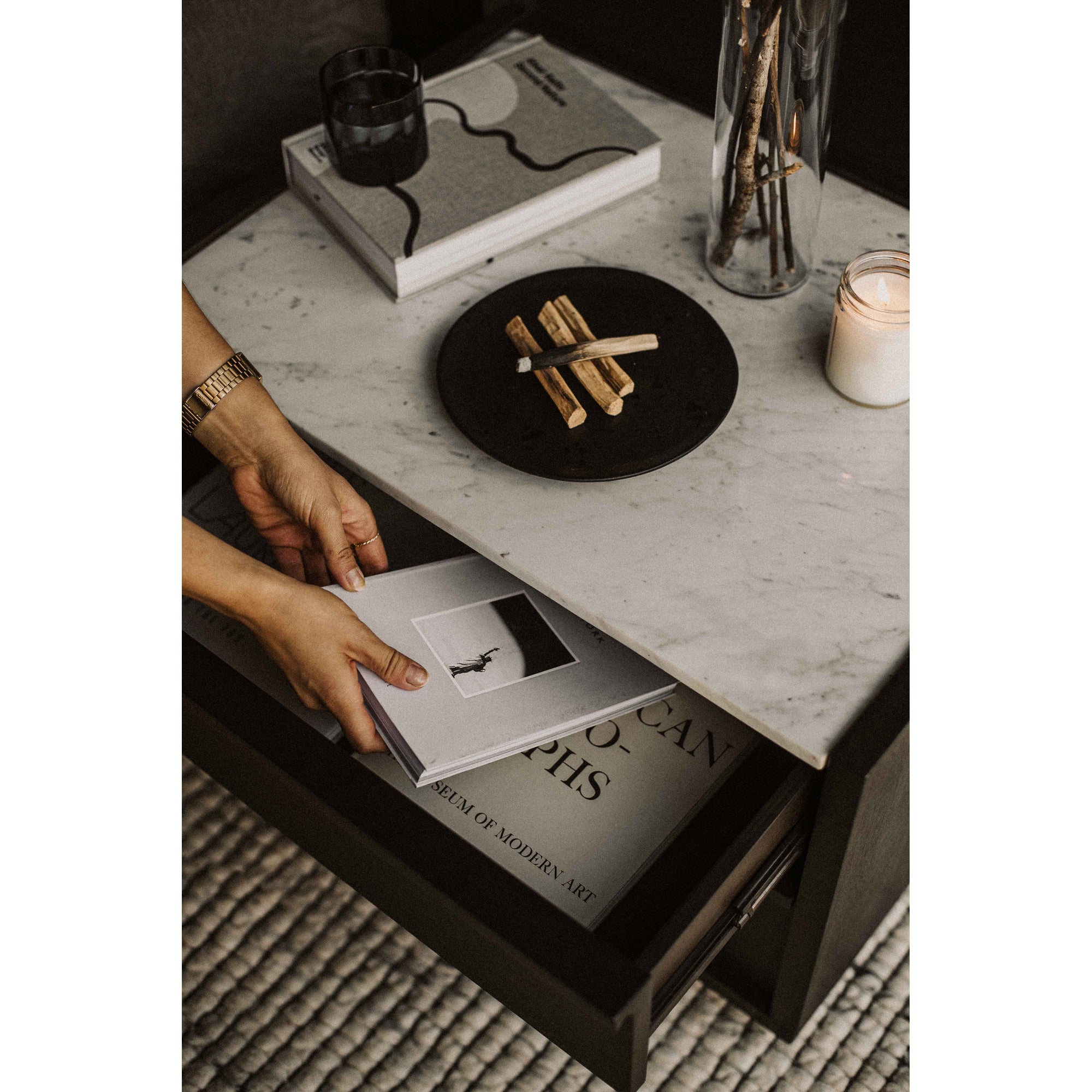 Ashcroft Nightstand Dark Grey by Moe's Home Collection - view 11