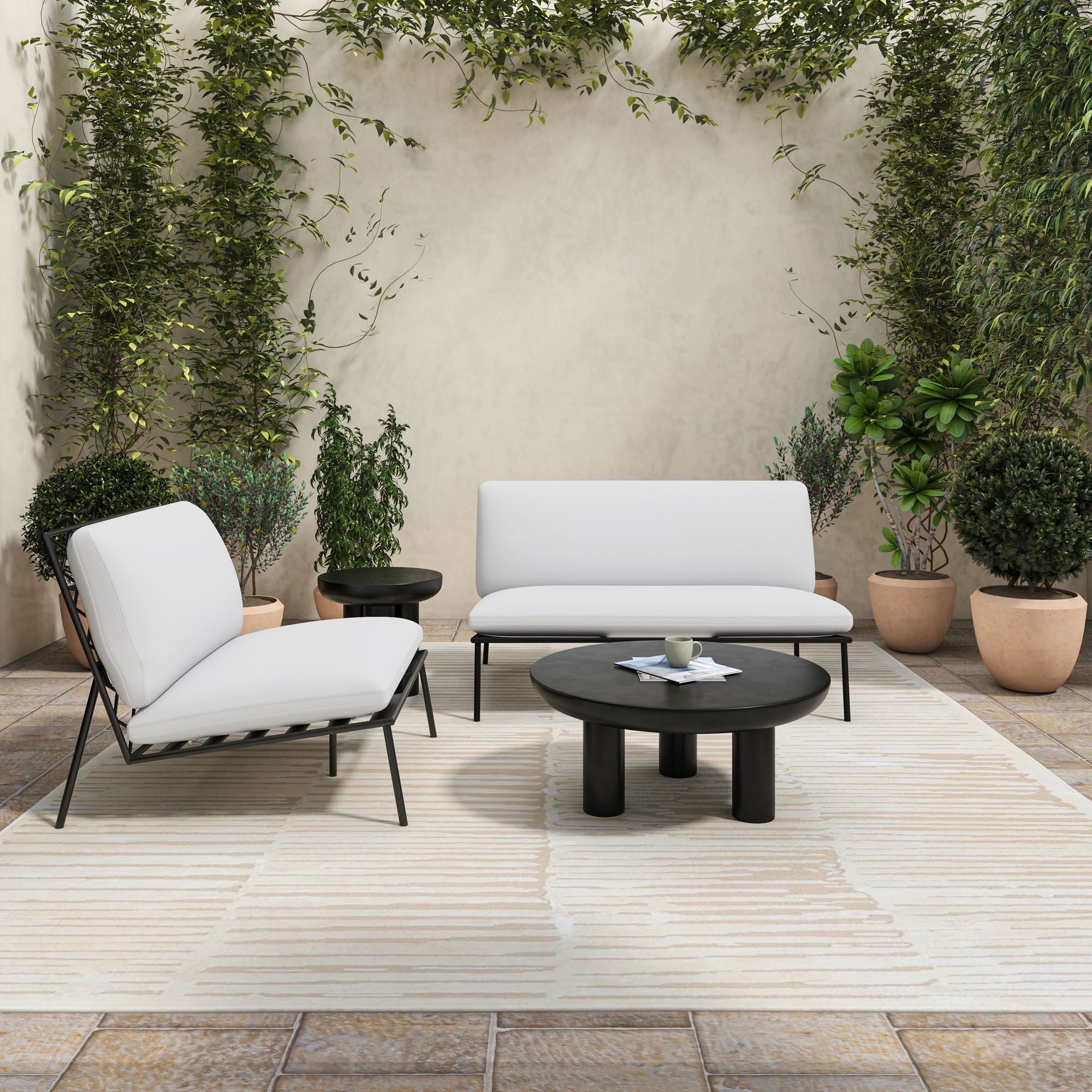 Rocca Side Table Black by Moe's Home Collection - view 4