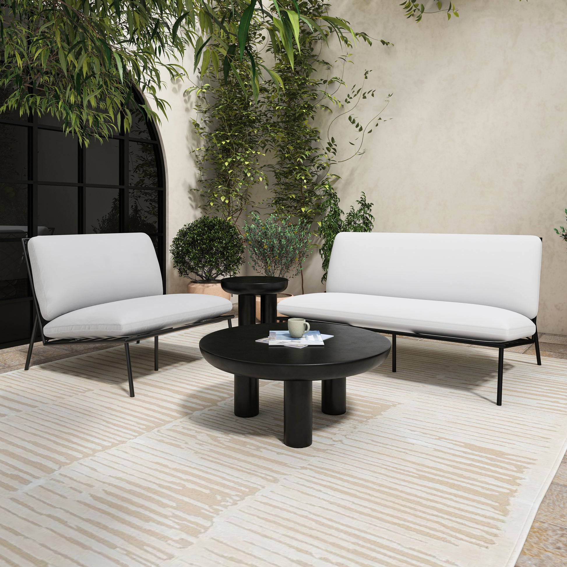 Rocca Side Table Black by Moe's Home Collection - view 5