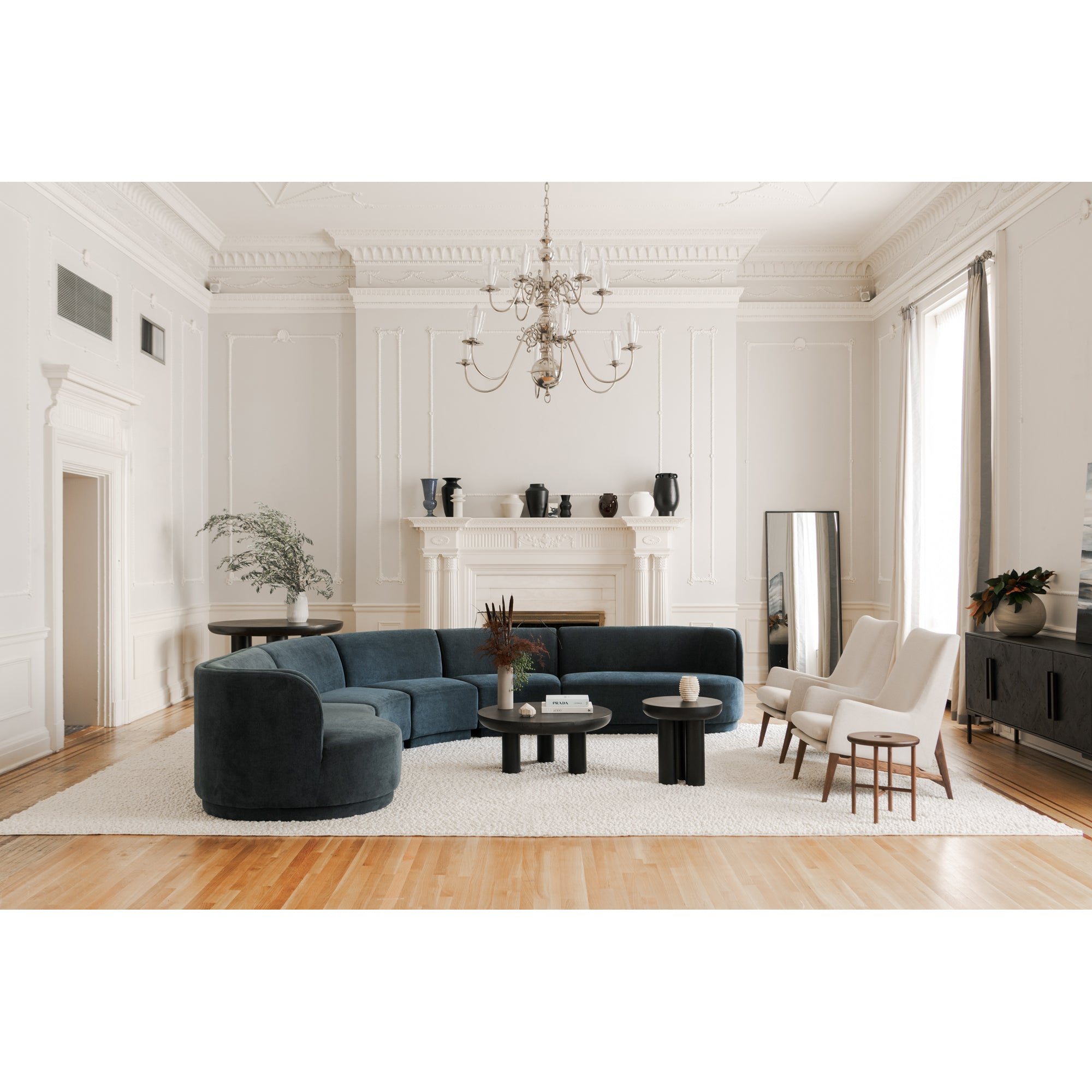 Rocca Side Table Black by Moe's Home Collection - view 3