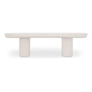 Rocca Bench Cream by Moe's Home Collection