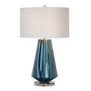 Pescara Teal-Gray Glass Lamp - ZUTMO-27225-1 - image 1