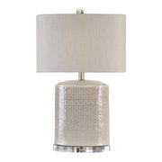 Modica Taupe Ceramic Lamp - ZUTMO-27231-1 - image 1