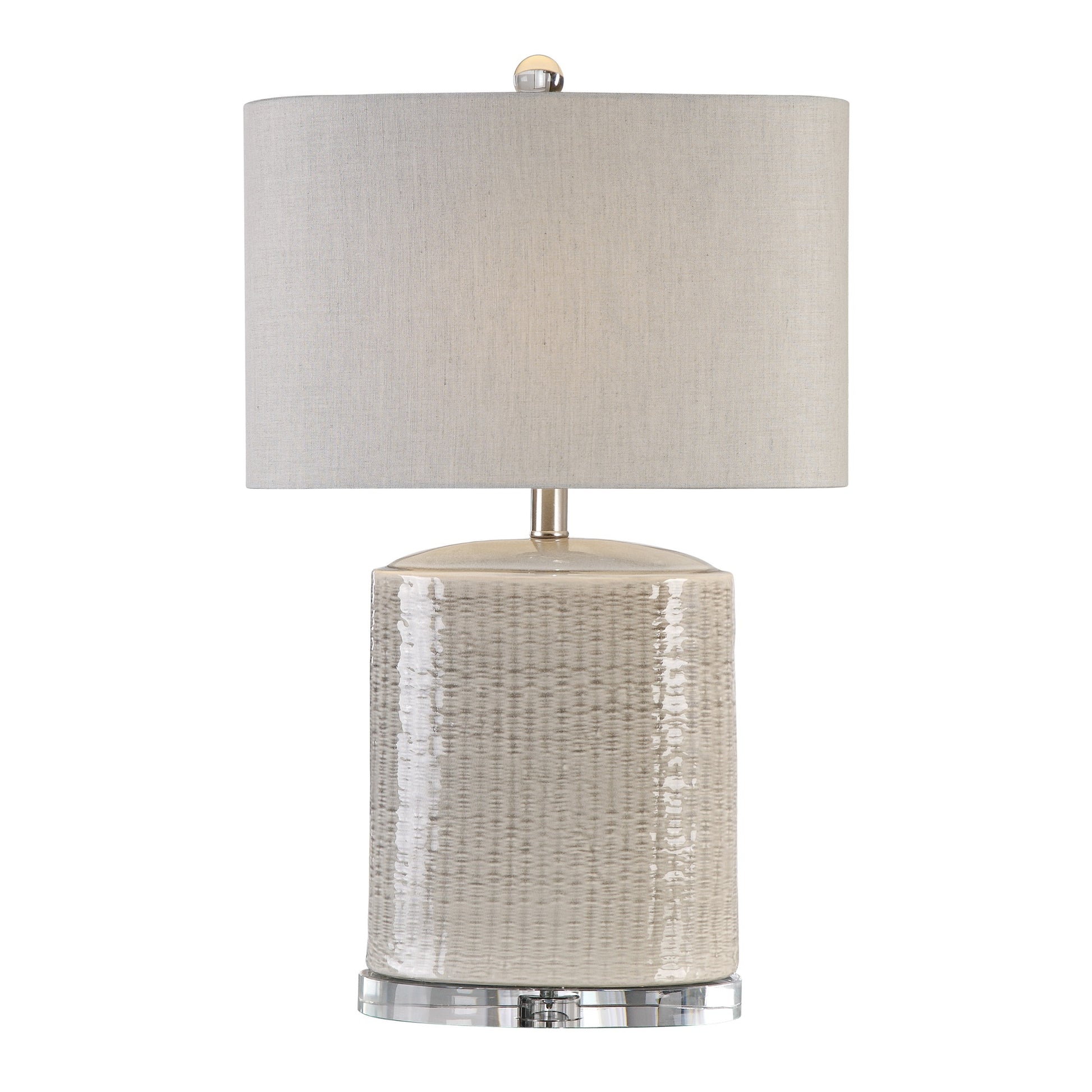 Modica Taupe Ceramic Lamp - ZUTMO-27231-1 - image 1