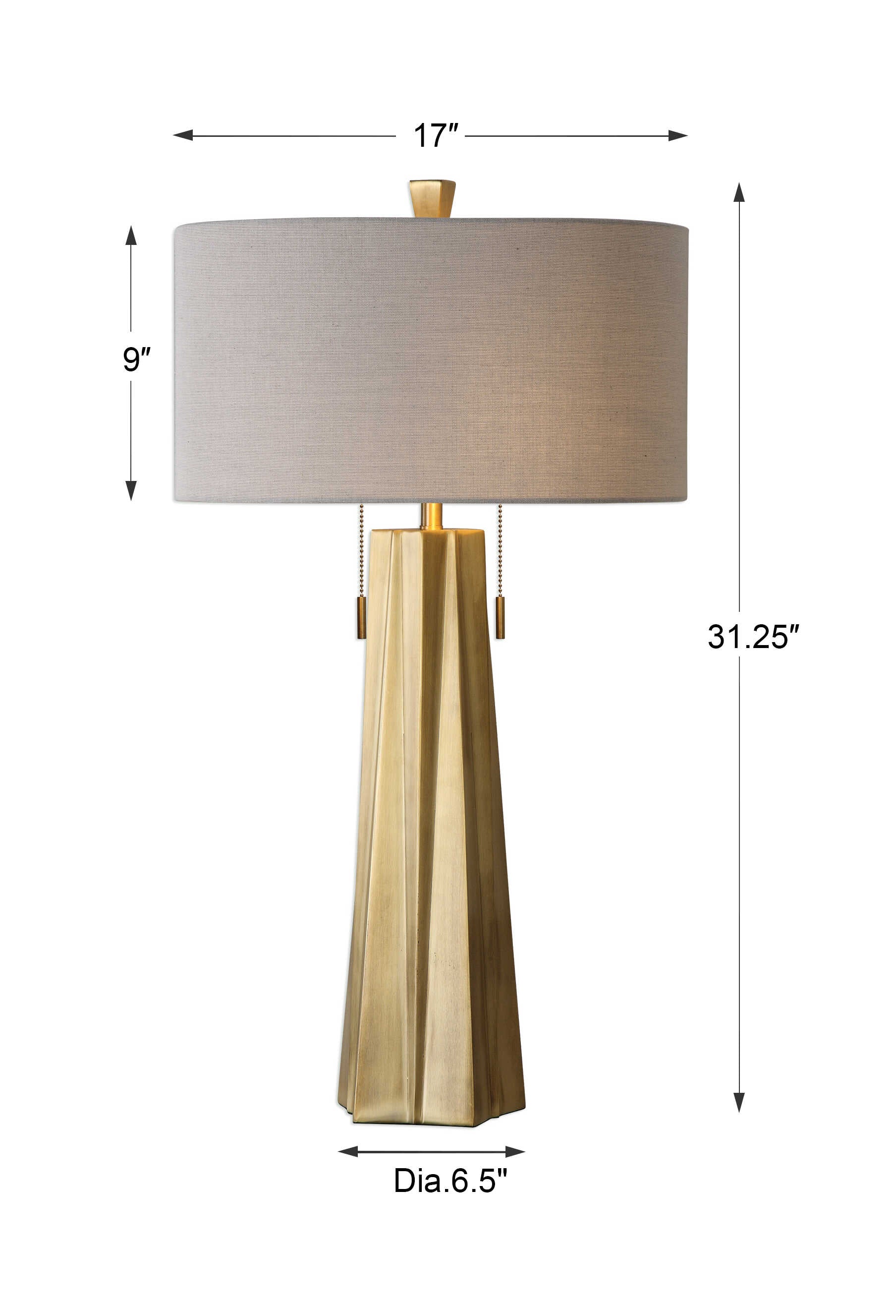 Maris Gold Table Lamp - ZUTMO-27548 - image 3