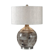 Tamula Distressed Ivory Table Lamp - ZUTMO-27656-1 - image 1