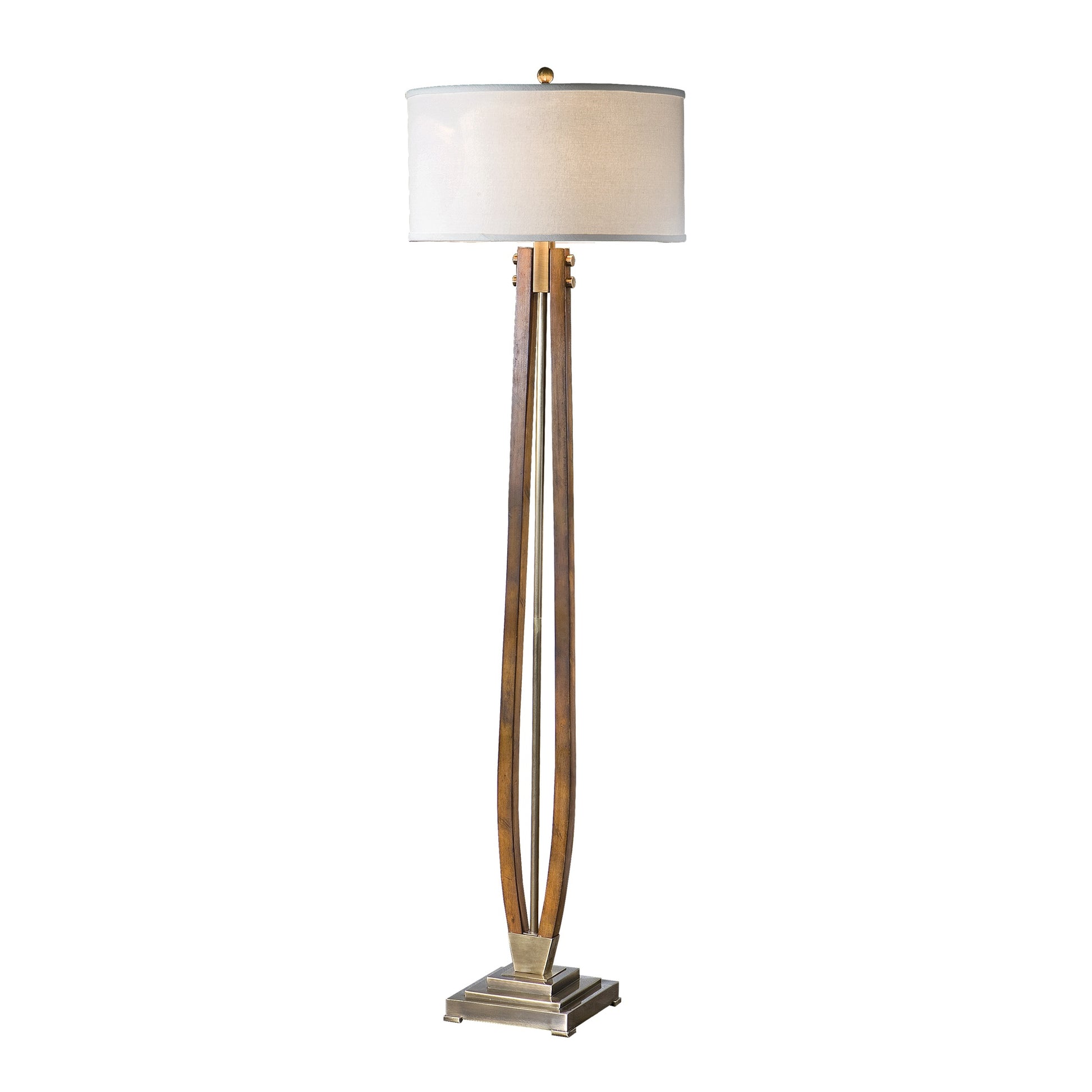 Boydton Burnished Wood  Lamp - ZUTMO-28105 - image 1