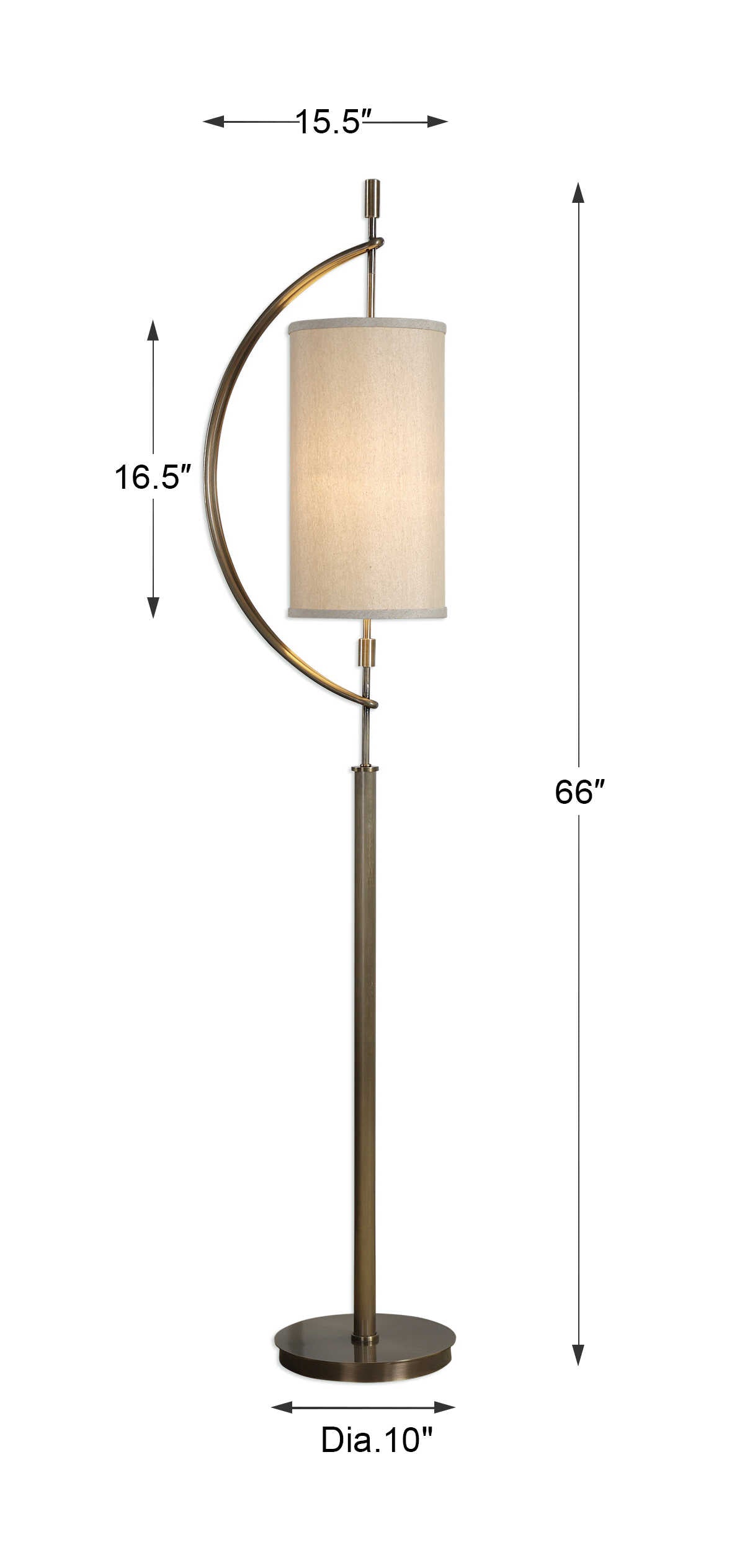 Balaour Antique Brass  Lamp - ZUTMO-28151-1 - image 3
