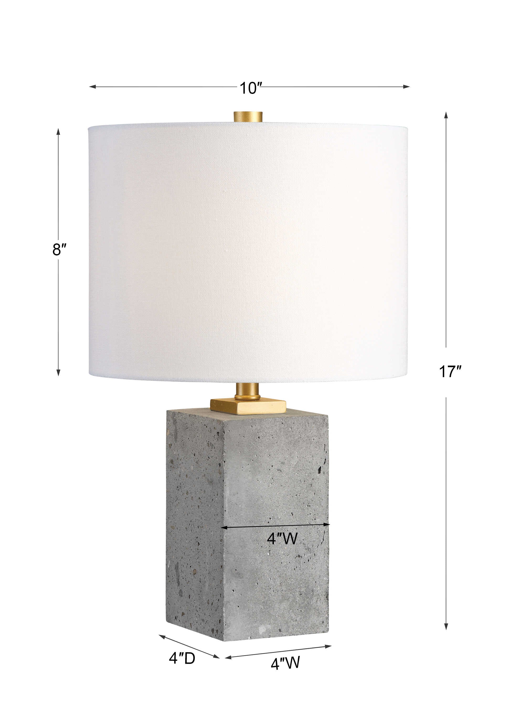 Drexel Concrete Block Lamp - ZUTMO-29237-1 - image 3
