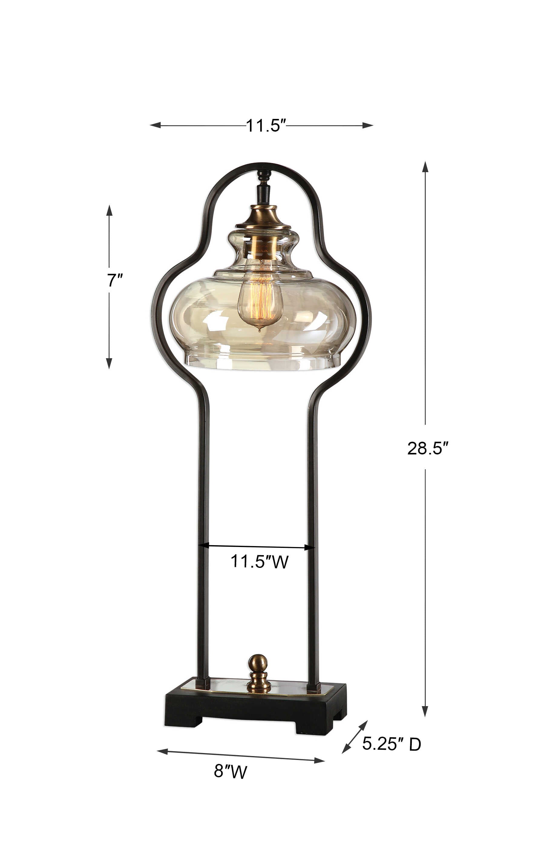 Cotulla Aged Black  Lamp - ZUTMO-29259-1 - image 3