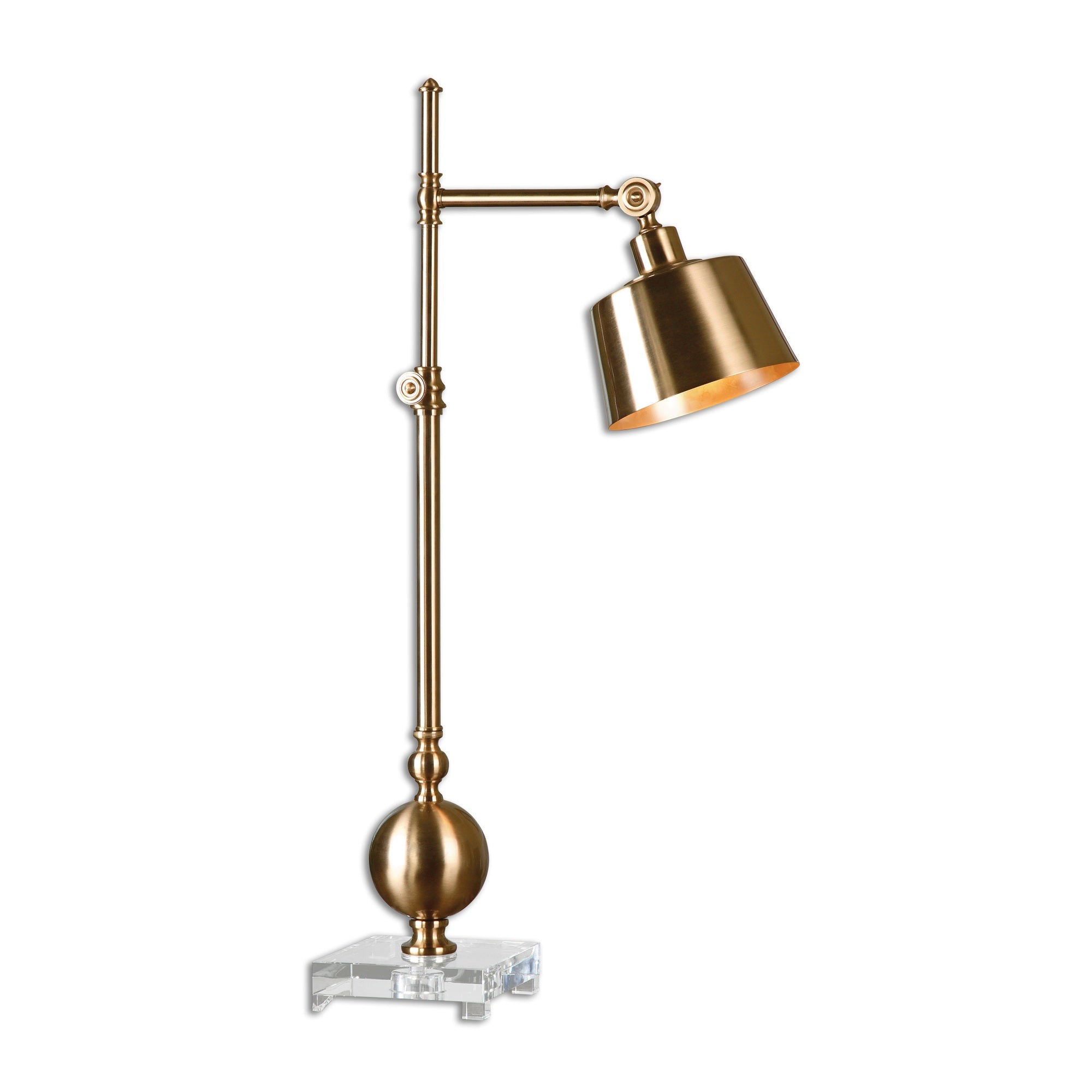 Laton Brushed Brass Task Lamp - ZUTMO-29982-1 - image 1
