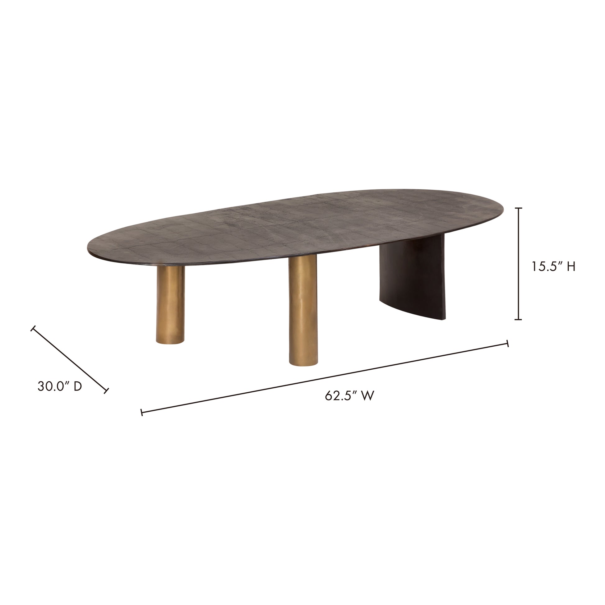 Nicko Coffee Table Black by Moe's Home Collection - view 4