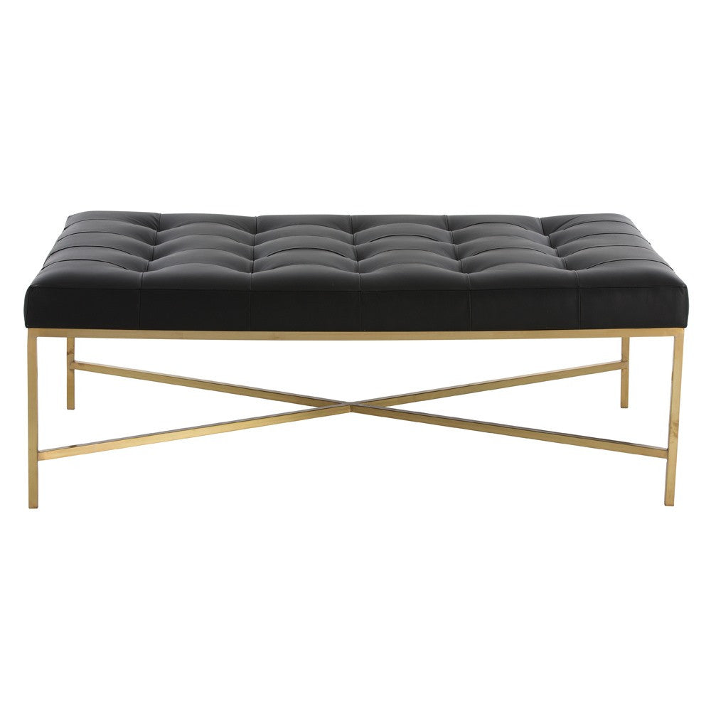 Zephyr Polished Antique Brass Wide Bench sale