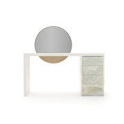 Monaco Vanity Almond Milk Desk 56" by Caracole
