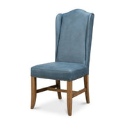 Mercado High Back Dining Chair,Blue by Sarreid Ltd