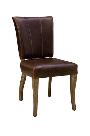 Beale Leather Side Chair - 18.5'
