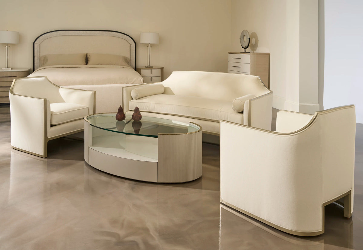 Love Oval Cocktail Table 56" by Caracole - view 4