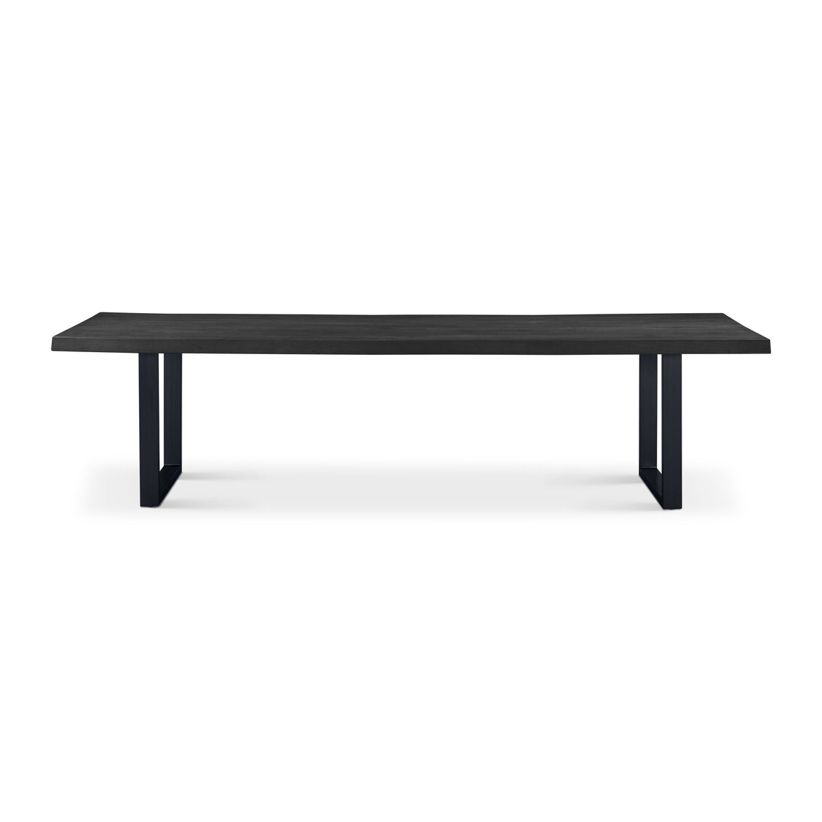 Brooks Dining Table U Base 40" x 116" Ebonized Top - Black Base by Urbia - product view