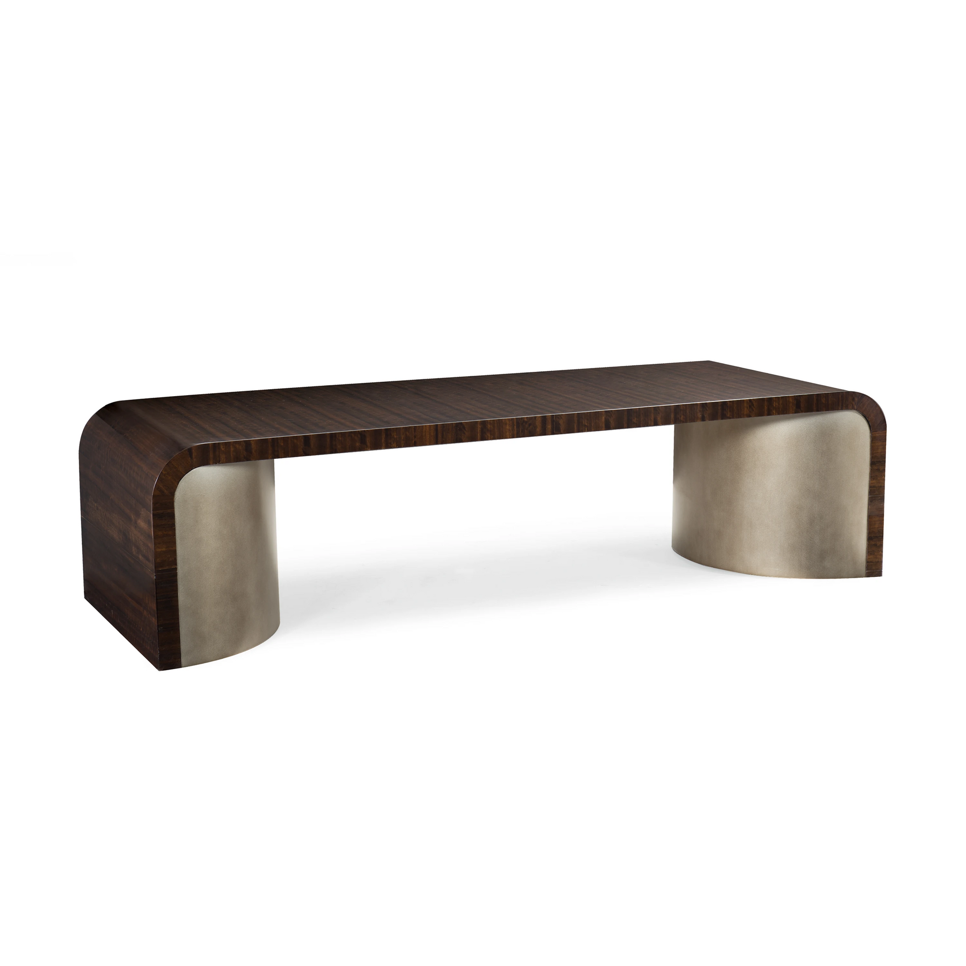 Streamline Cocktail Table Aged Bourbon 66" by Caracole - view 4