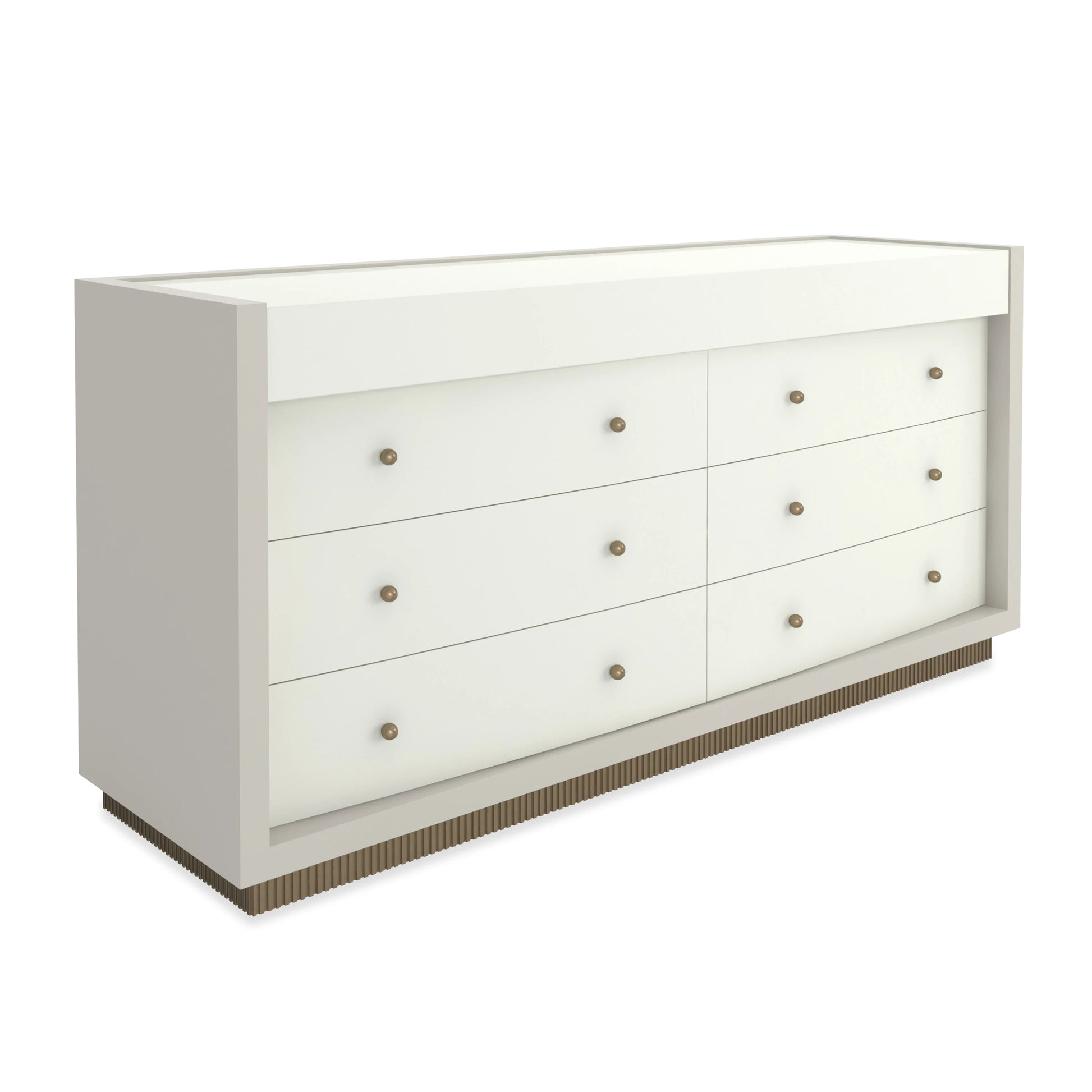 Calais Dresser Almond Milk 70" by Caracole - view 3