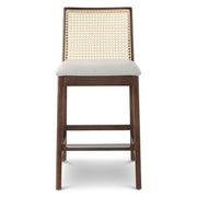 Nardia Cane Counter Stool Nogal, Harvest Natural, Counter Height by Urbia - product view