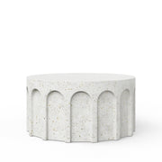 Mixx - Atlas Round Coffee Table - Ivory Terrazzo