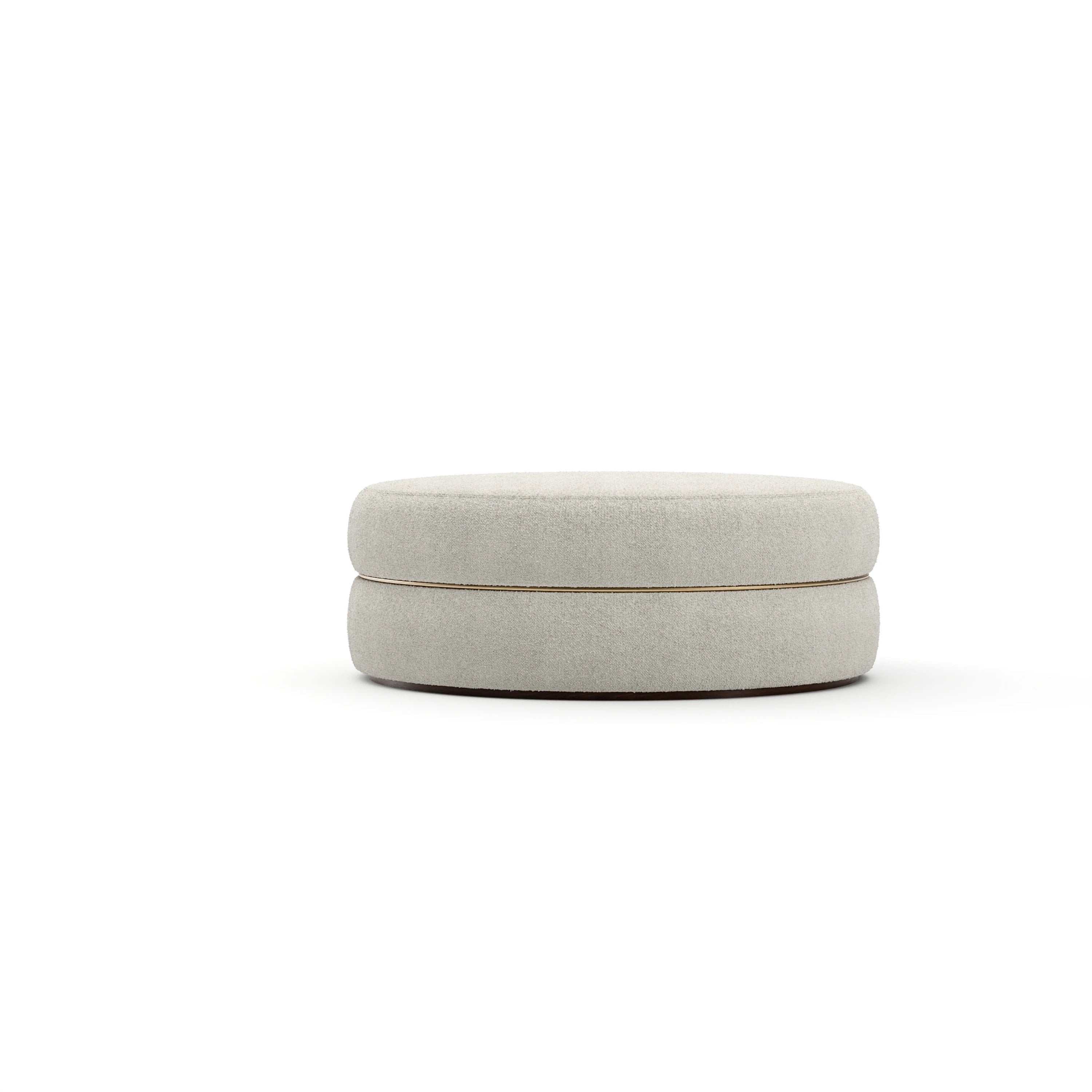 Smoosh Cocktail Ottoman Champagne Gold 42" by Caracole - view 3