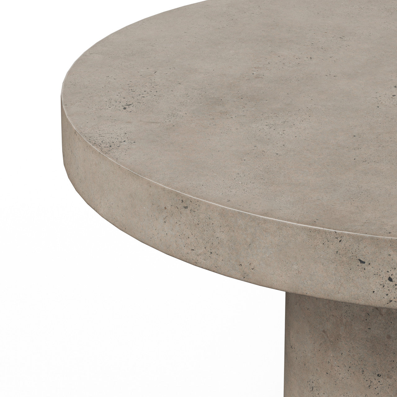 Mixx - Circa - Counter Height Dining Table - 47.25"Dia. - Dark Grey