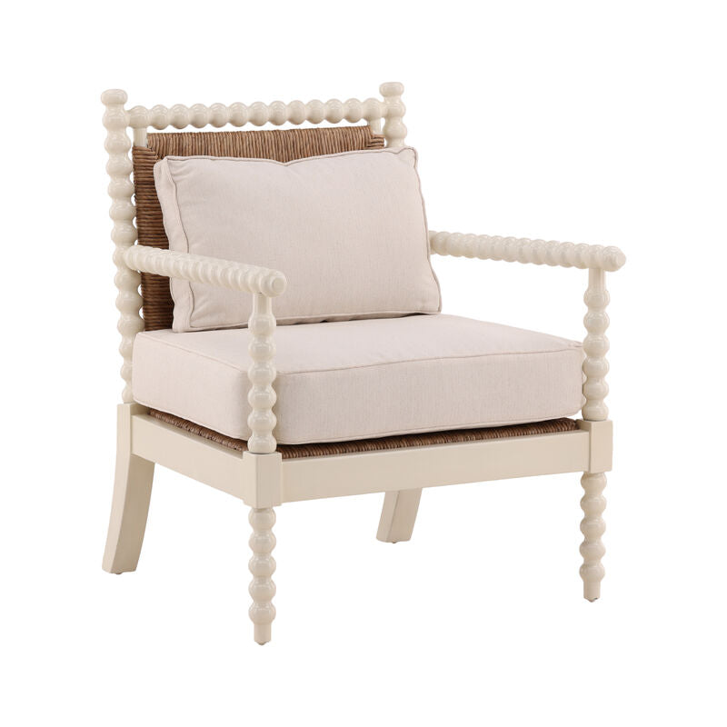Cream Jameson Bobbin Chair by Furniture Classics at ZIN Home