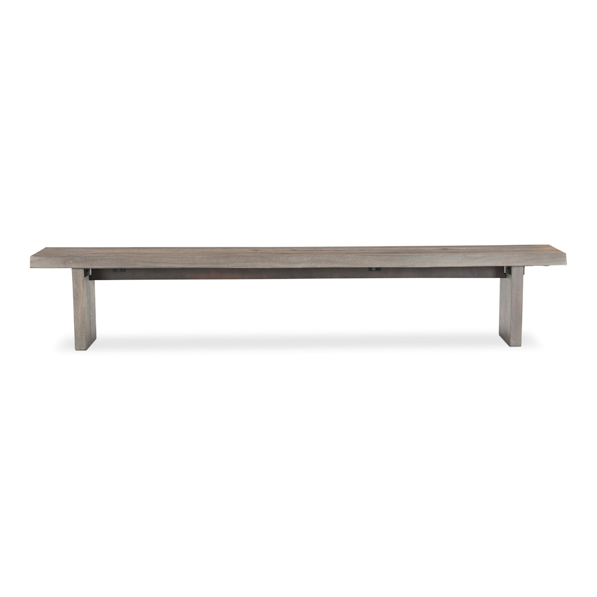 Brooks Bench 102" - Sandblasted Grey Frame by Urbia - product view