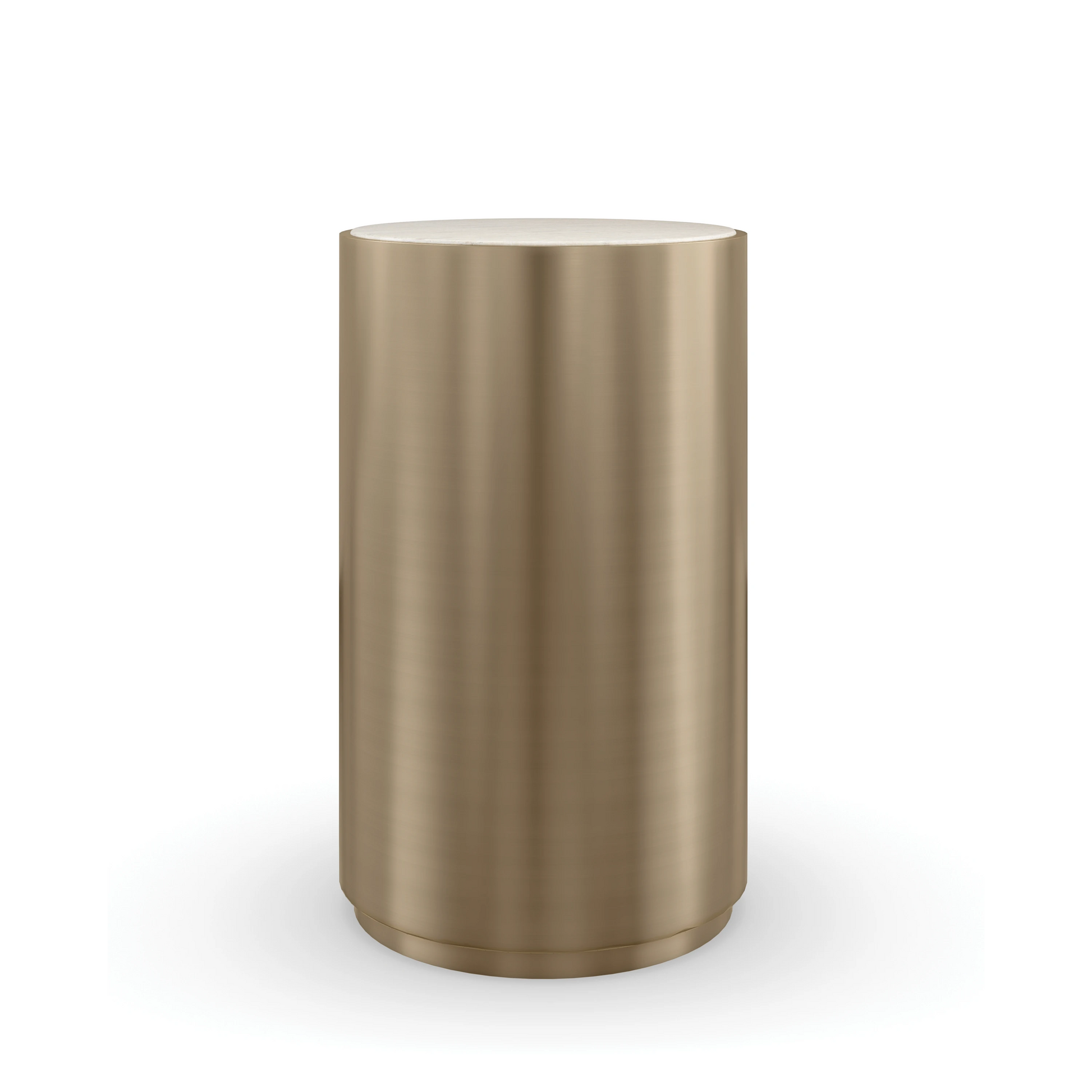 Contrast Light Spot Table Lucent Bronze Metallic End Table 14" by Caracole - view 4