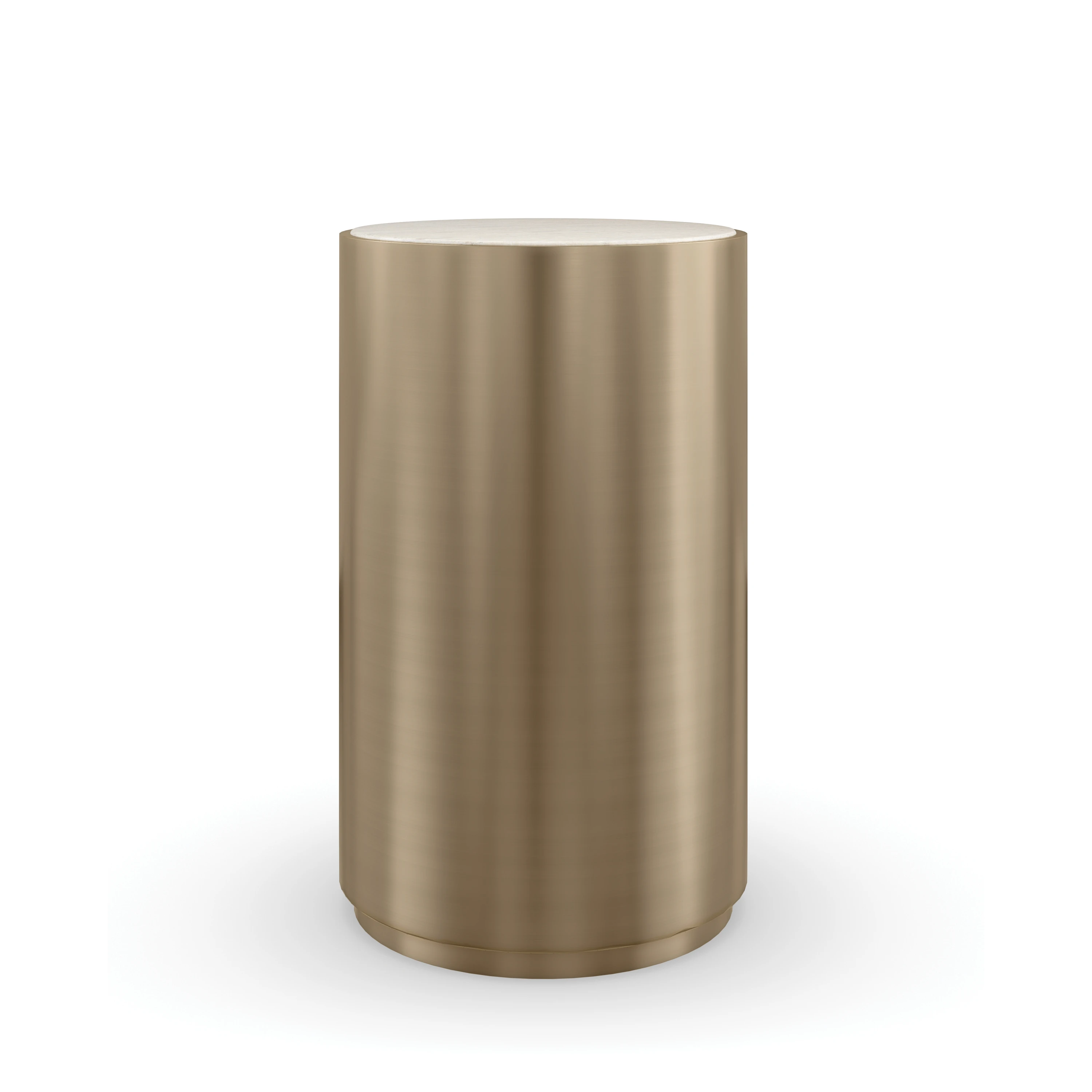 Contrast Light Spot Table Lucent Bronze Metallic End Table 14" by Caracole - view 4