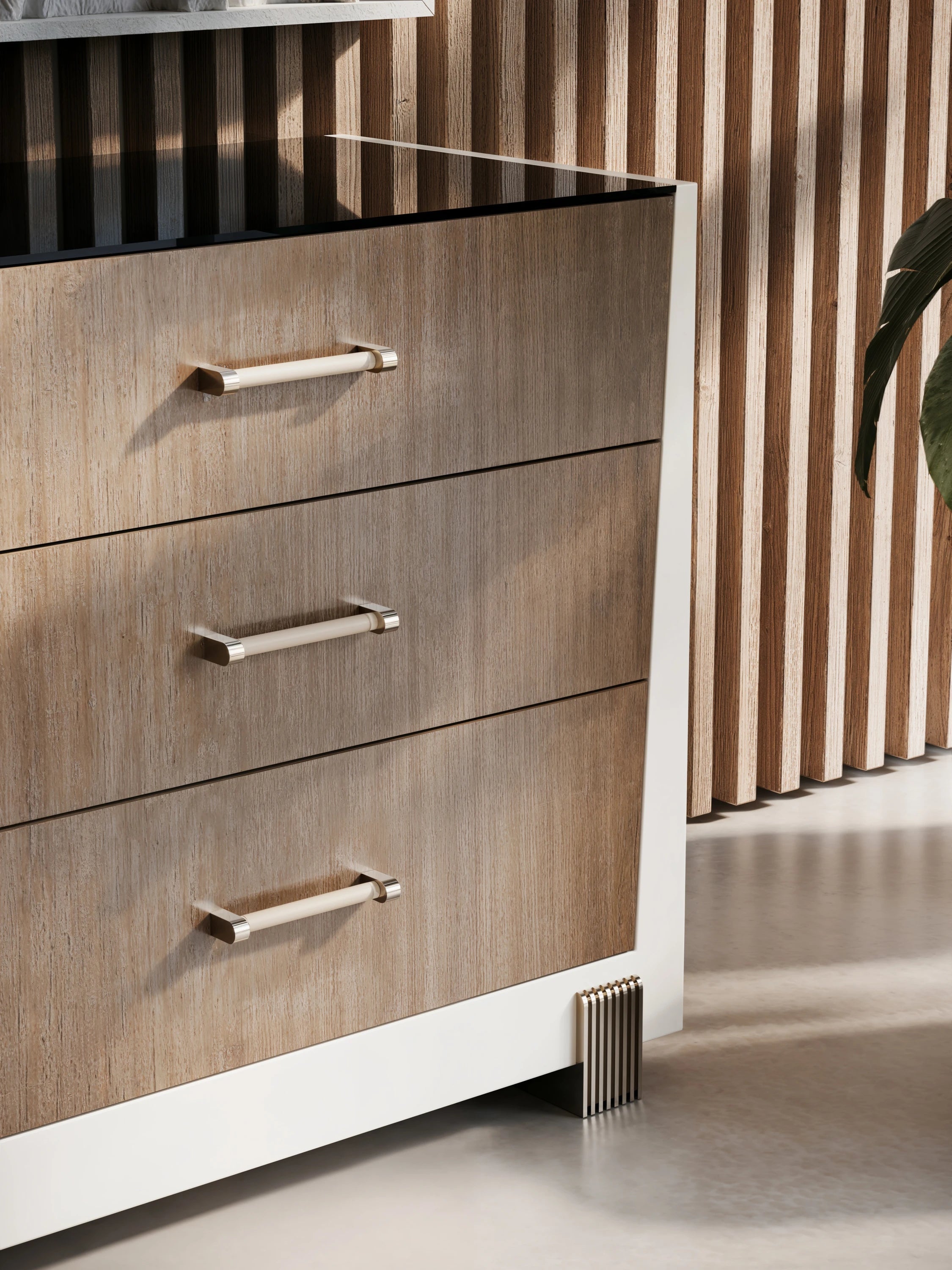 Counter Balance Dresser Brushed Gold 68" by Caracole - view 6