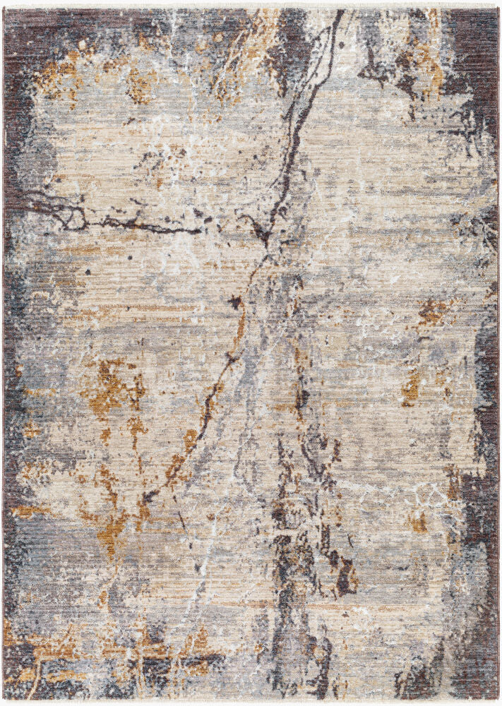 Aida Beige/Tan Machine Woven Rug AAD-2302 - 2' x 2'11"