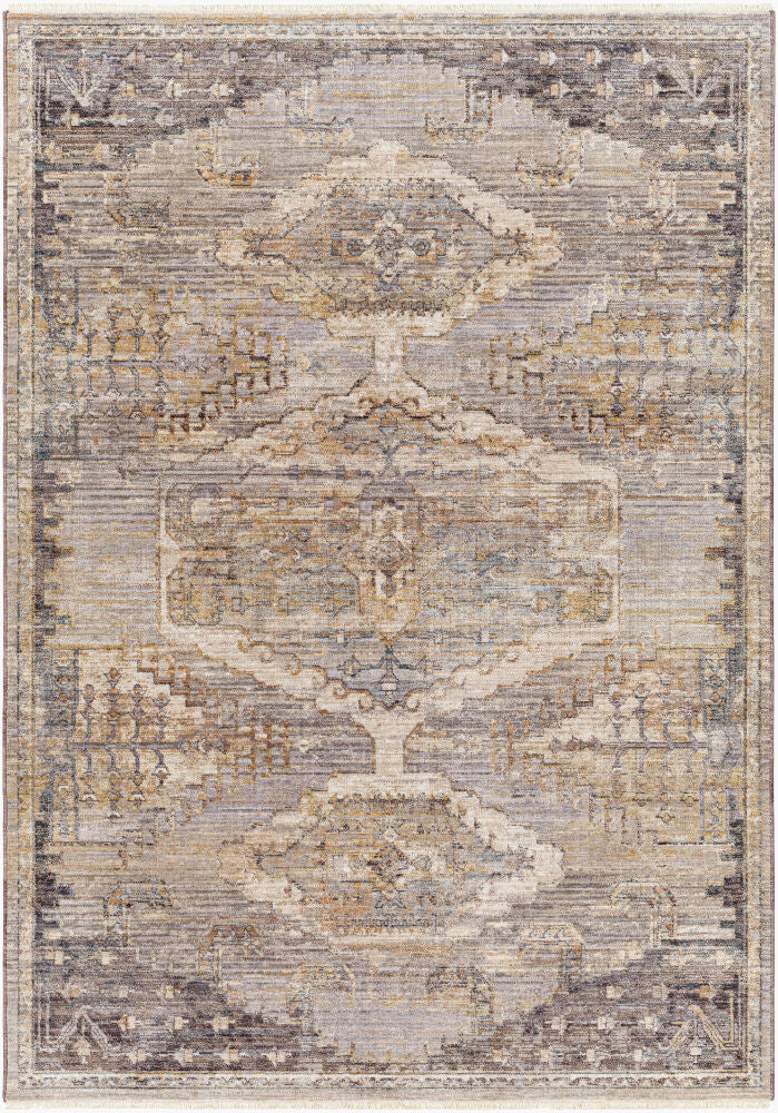 Aida Beige/Tan Machine Woven Rug AAD-2303 - 2' x 2'11"