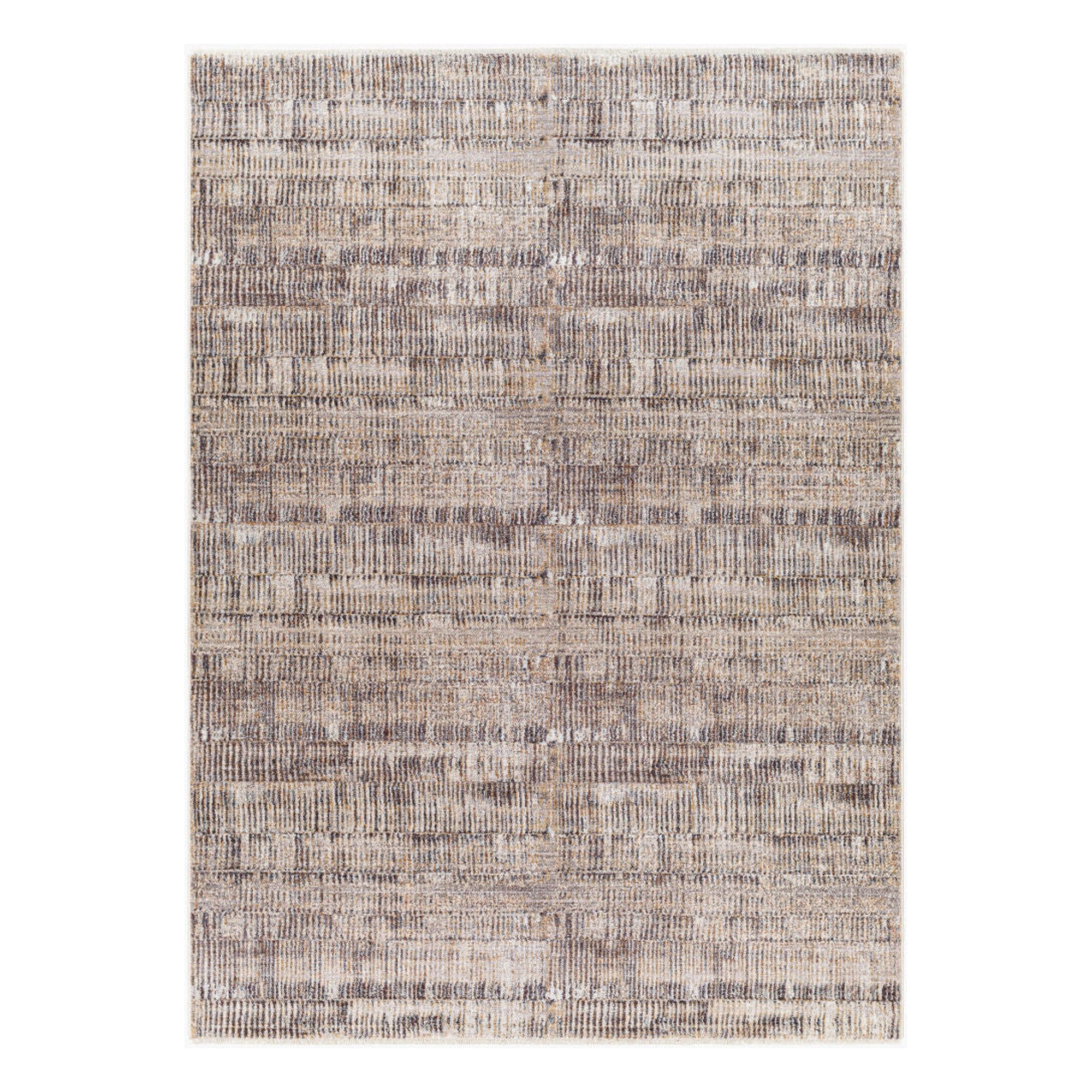 Aida Beige/Tan Machine Woven Rug AAD-2304 - 2' x 2'11"
