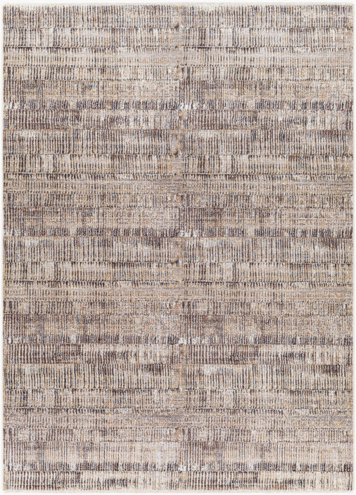 Aida Beige/Tan Machine Woven Rug AAD-2304 - 2' x 2'11"