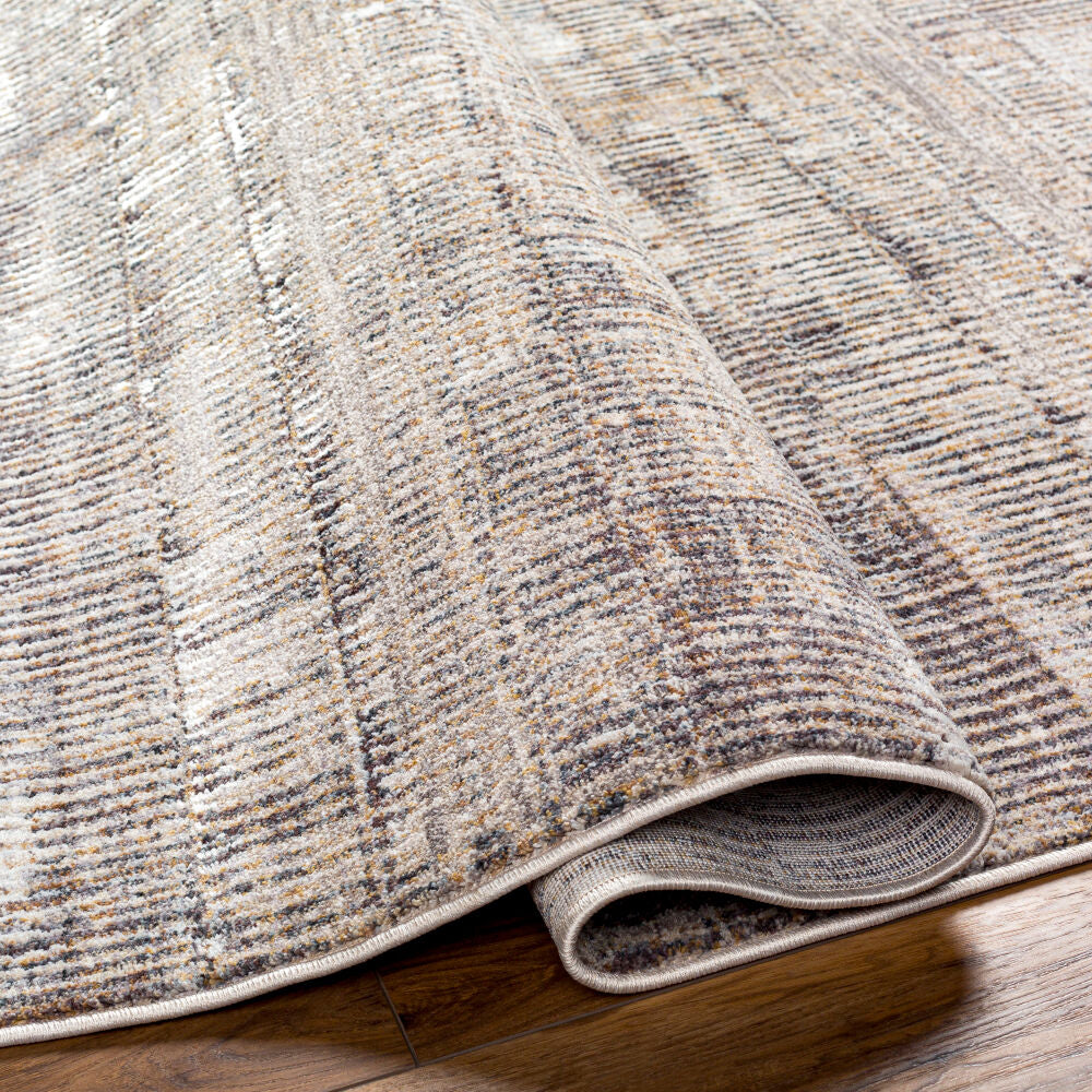Aida Beige/Tan Machine Woven Rug AAD-2304 - fold