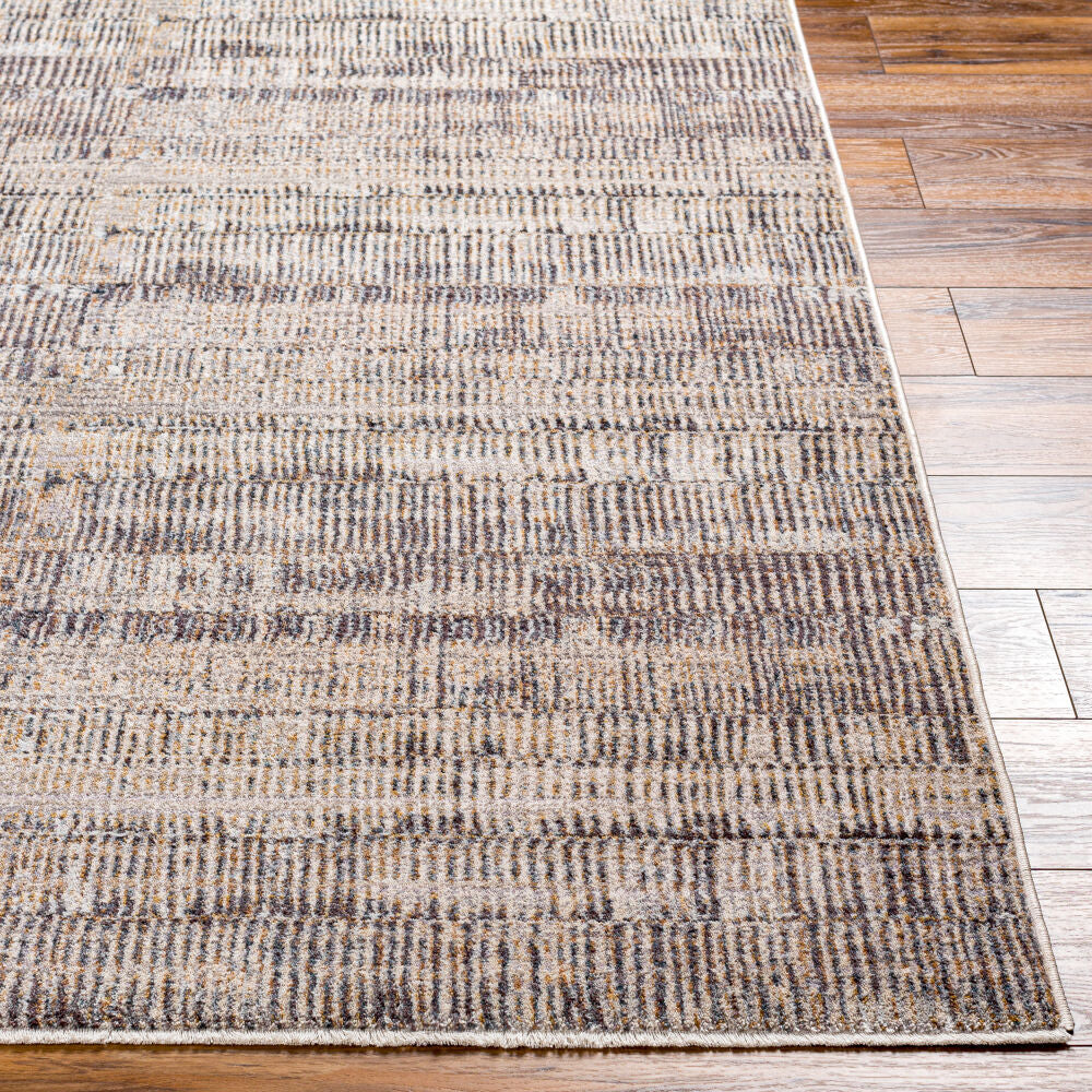 Aida Beige/Tan Machine Woven Rug AAD-2304 - front