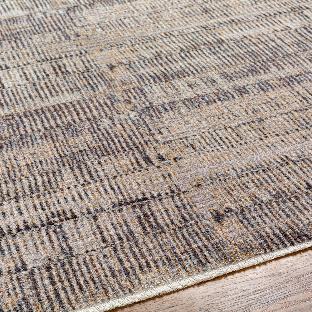 Aida Beige/Tan Machine Woven Rug AAD-2304 - texture