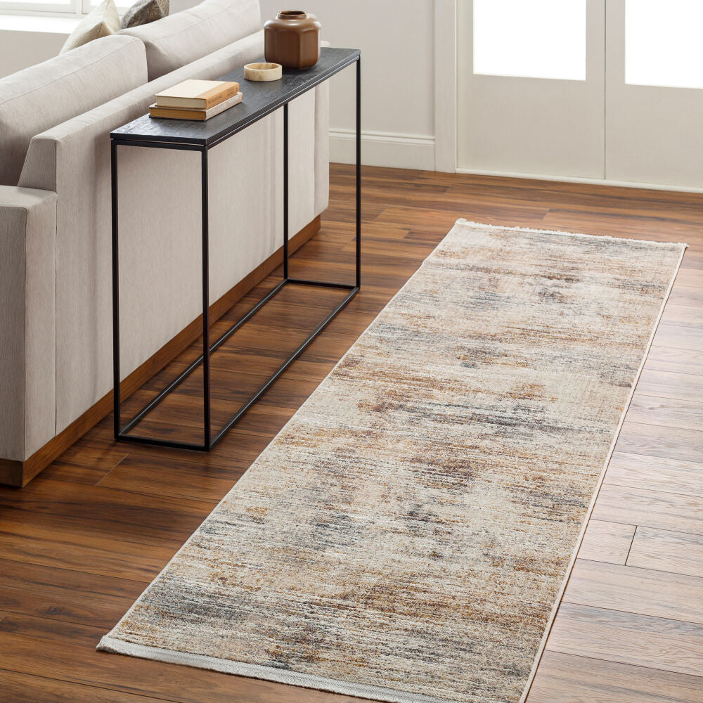 Aida Beige/Tan Machine Woven Rug AAD-2306 - roomscene