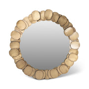 Elements Suri Mirror 43"Dia. - Antique Brass by Urbia - product view