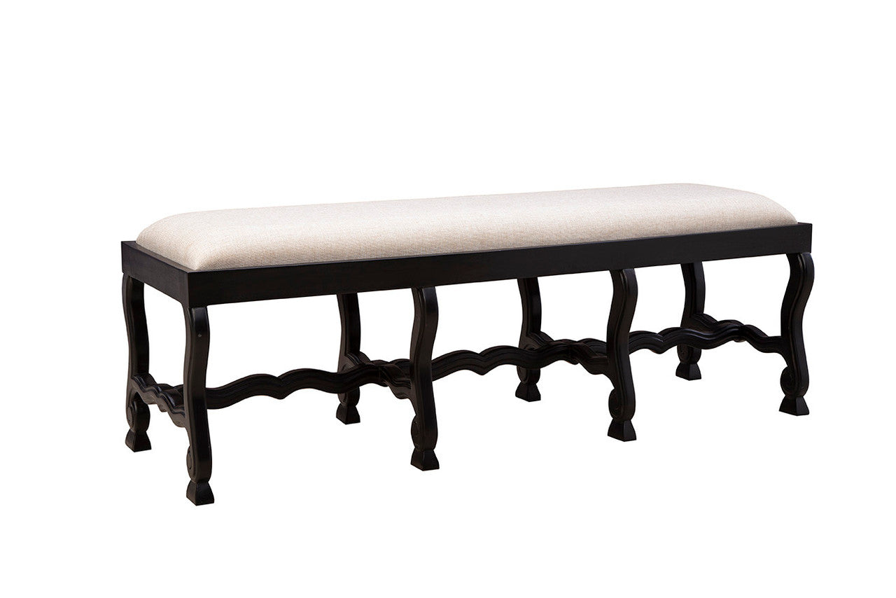 Black Romeo Bench - 59'