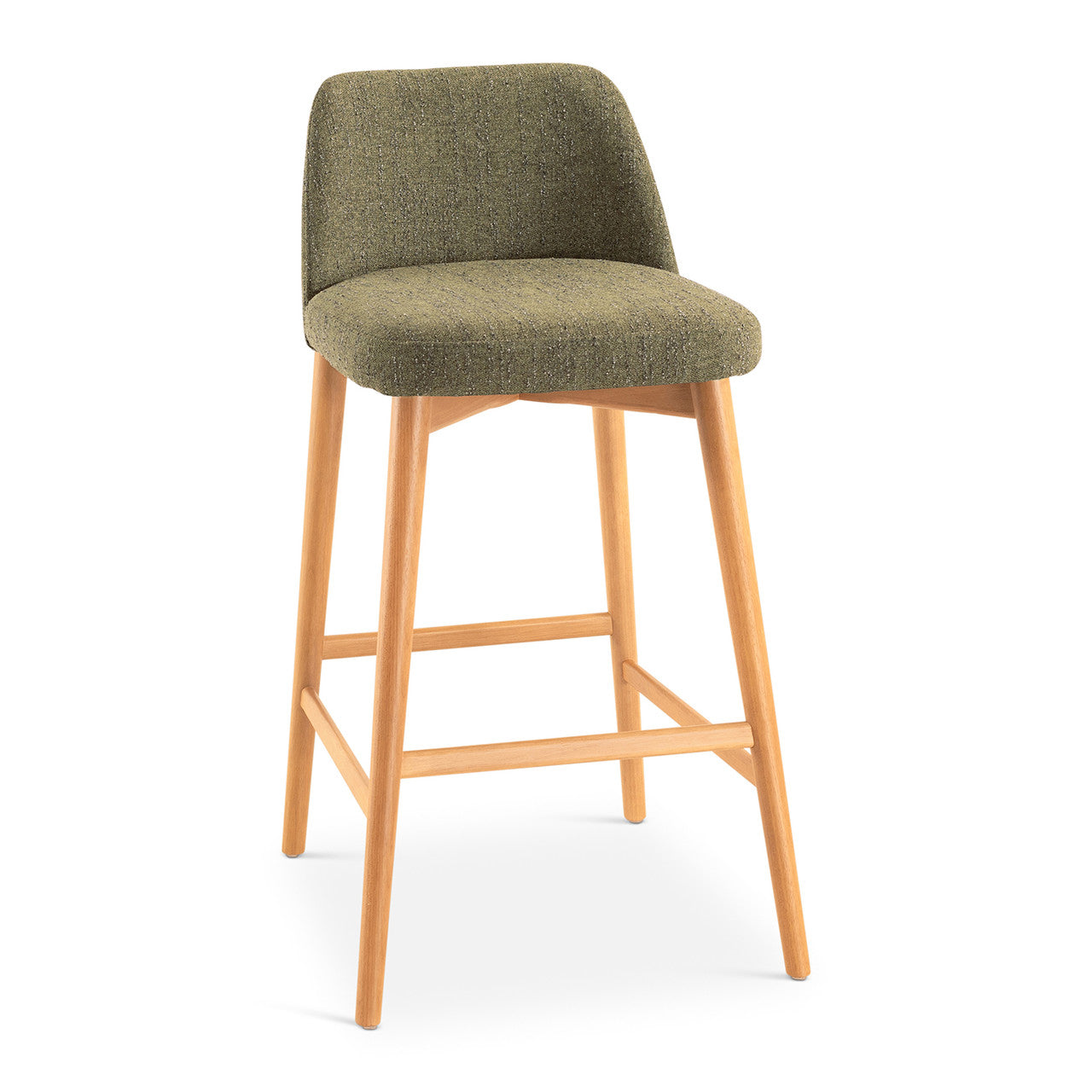 Tonia Bar Stool - Texan Burnish Guardian Seat - Domasco Frame