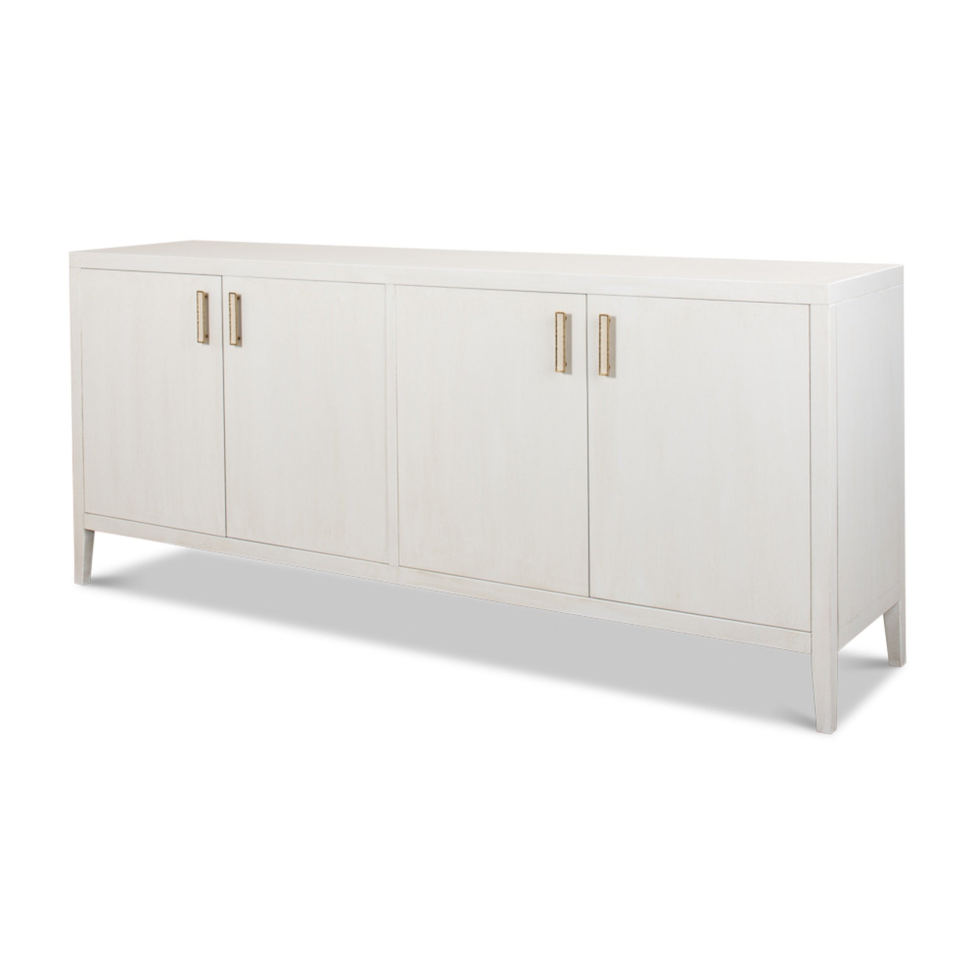 Blanco 4 Door Buffet, Cortina White by Sarreid Ltd