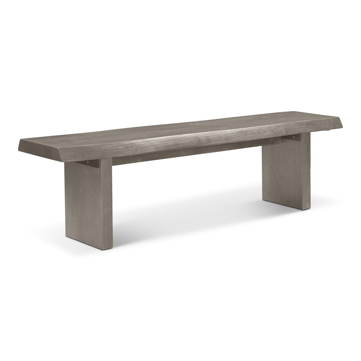 Brooks Bench 65" - Sandblasted Grey Frame by Urbia - detail 2