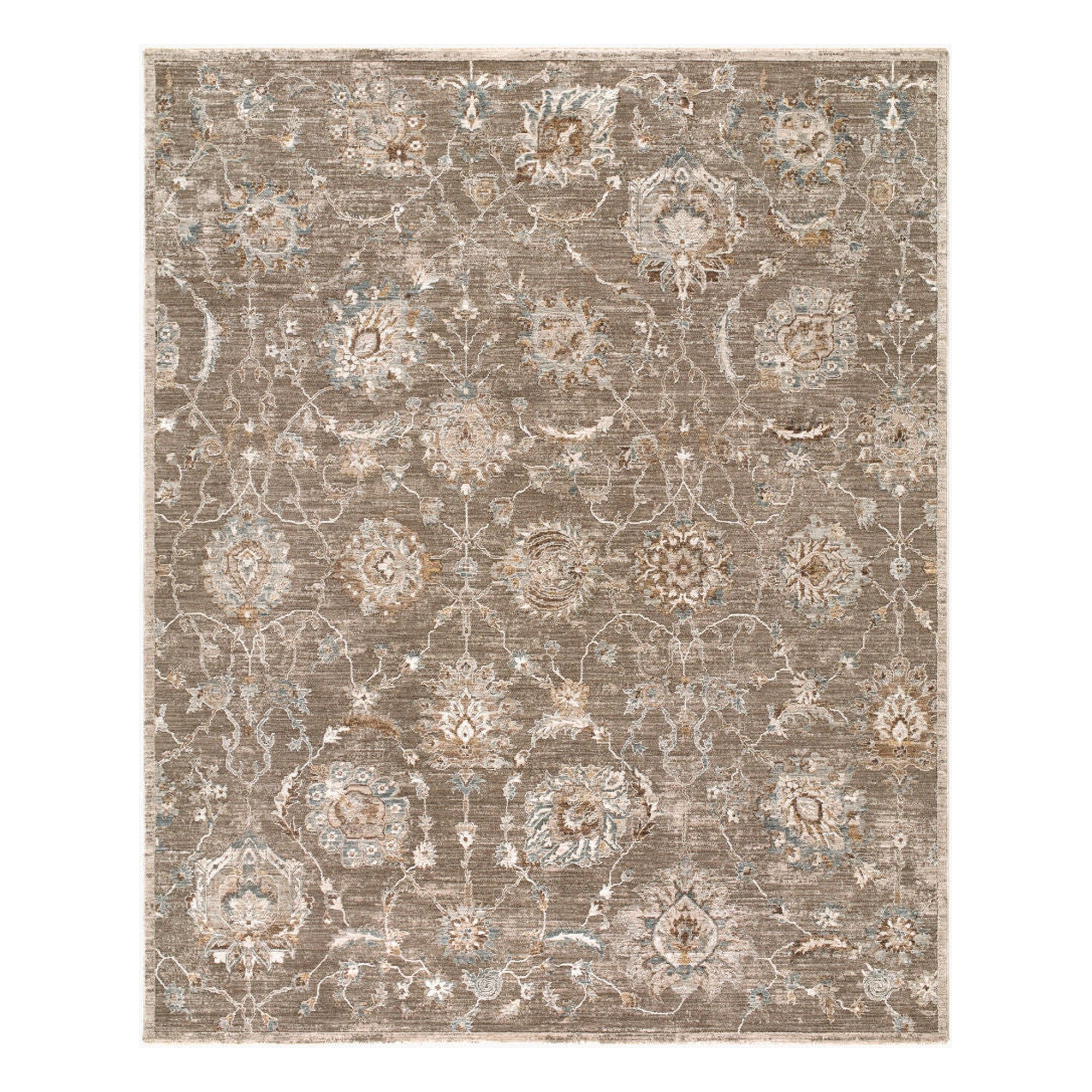 Arda Charcoal/Taupe Machine Woven Rug ACZ-2300 - 2'7" x 10'