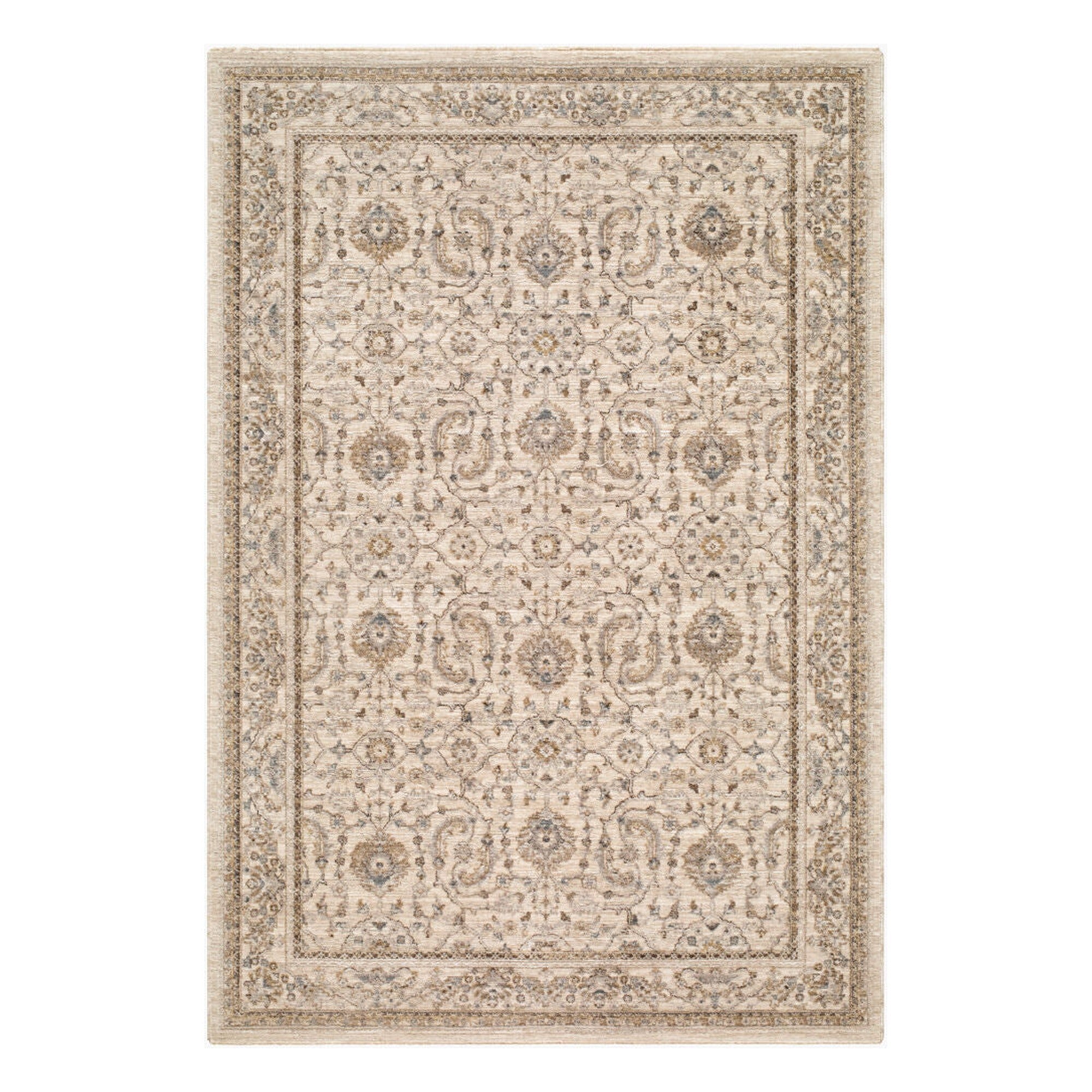 Arda Charcoal/Taupe Machine Woven Rug ACZ-2301 - 2'7" x 10'