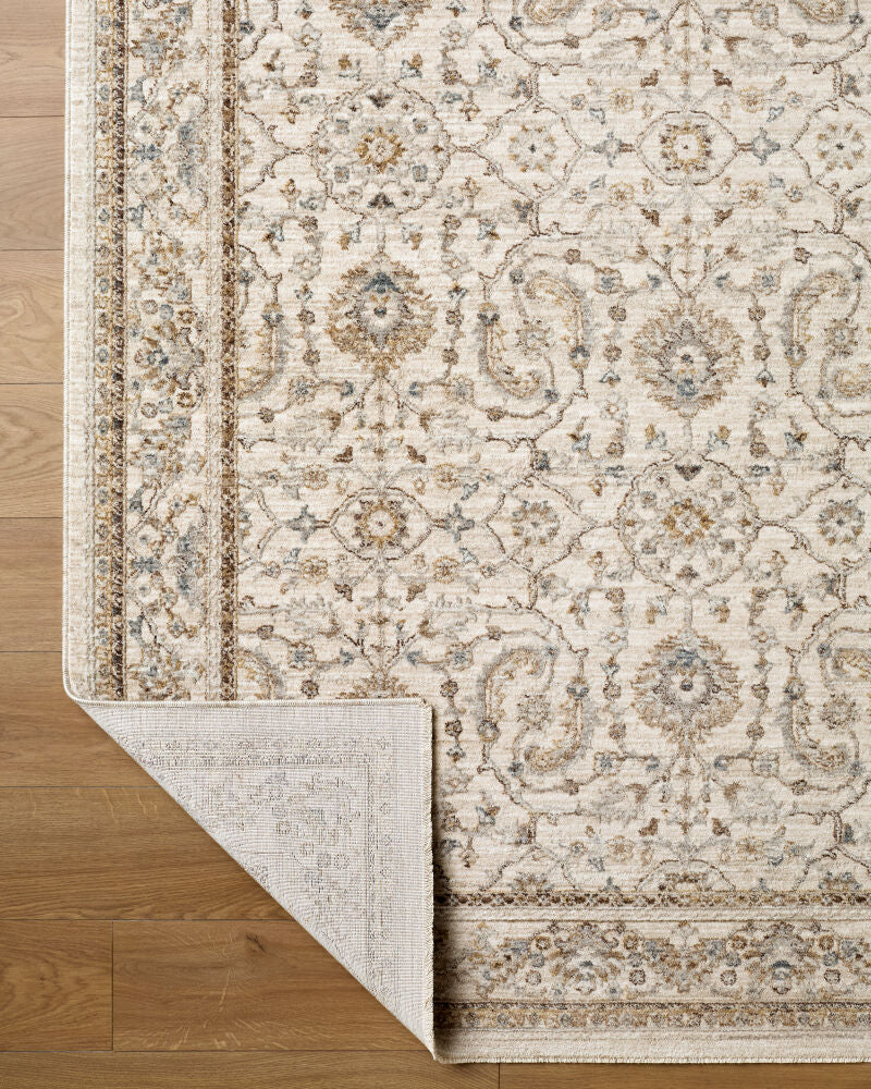 Arda Charcoal/Taupe Machine Woven Rug ACZ-2301 - fold