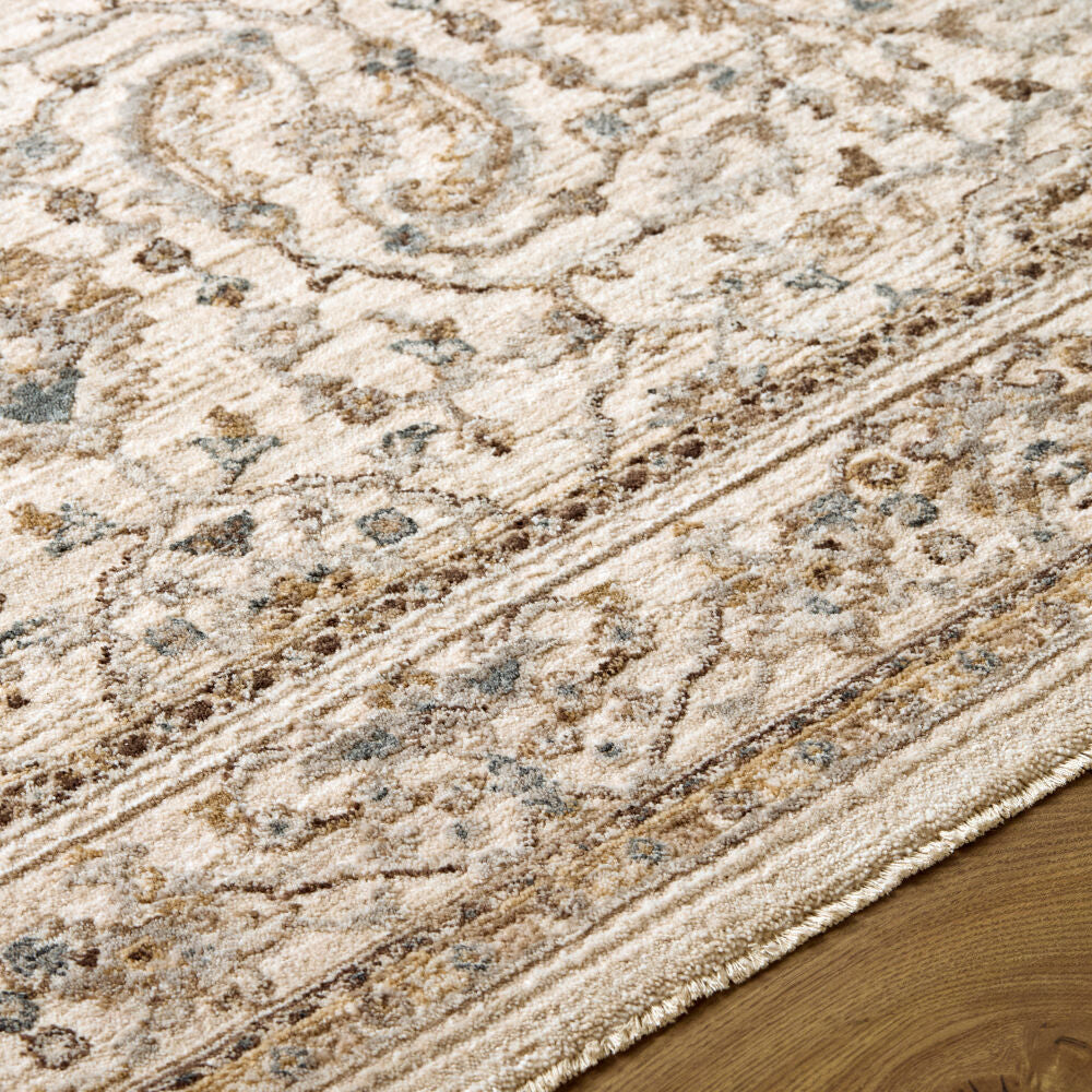 Arda Charcoal/Taupe Machine Woven Rug ACZ-2301 - texture